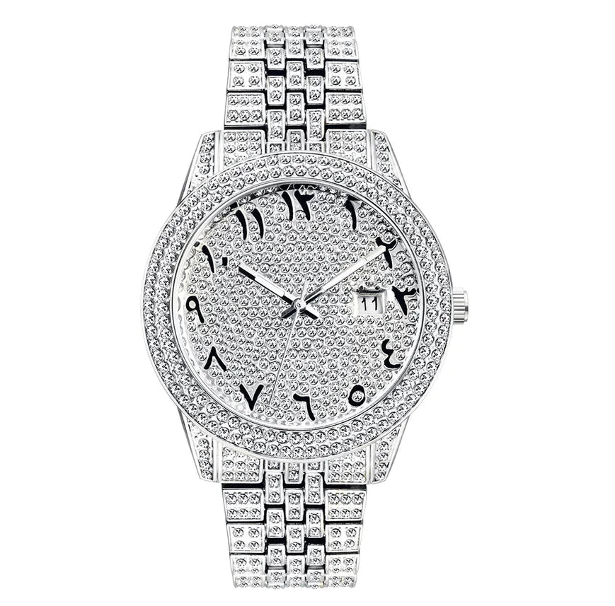 Valenci Celestia – Luxury Full Diamond Arabic Sky Star Quartz Watch