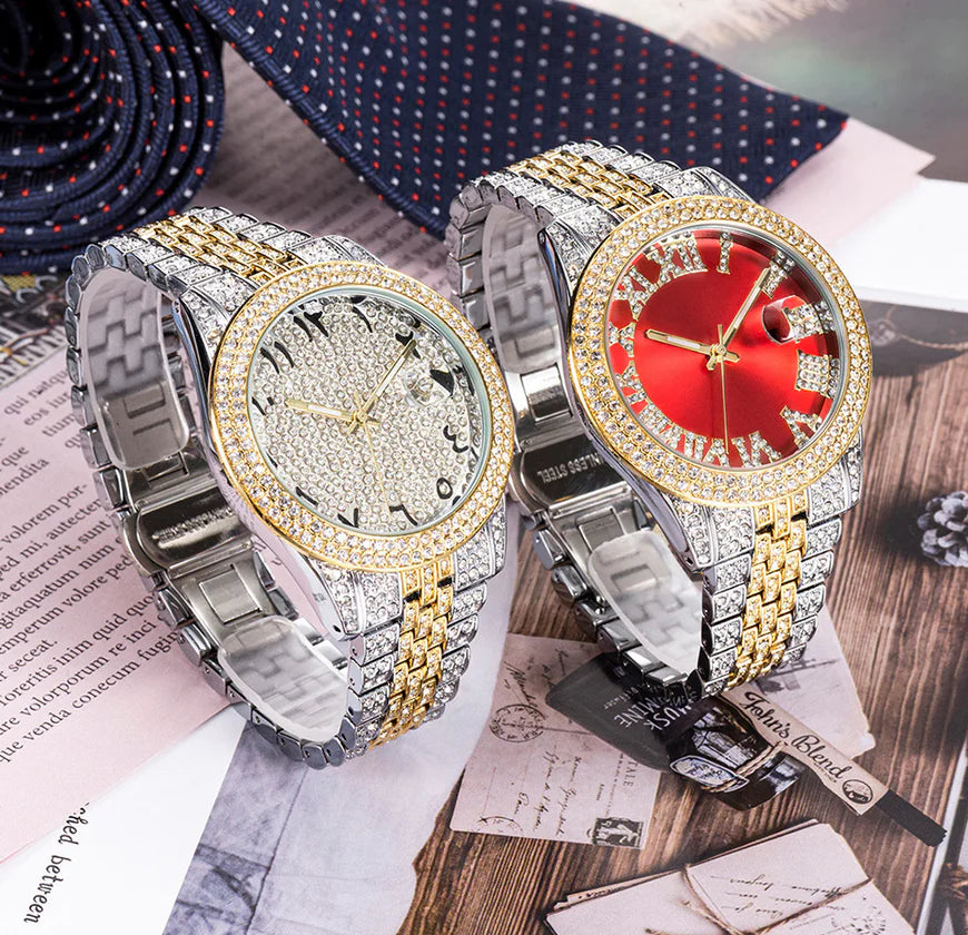 Valenci Celestia – Luxury Full Diamond Arabic Sky Star Quartz Watch