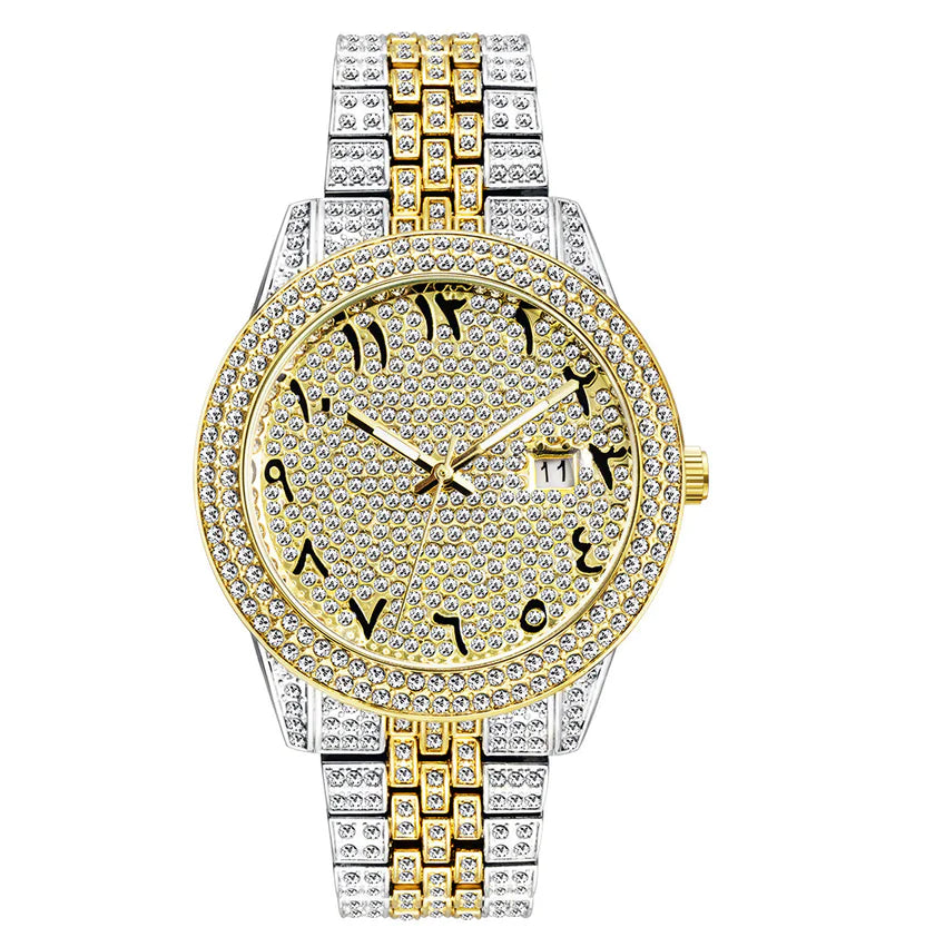 Valenci Celestia – Luxury Full Diamond Arabic Sky Star Quartz Watch